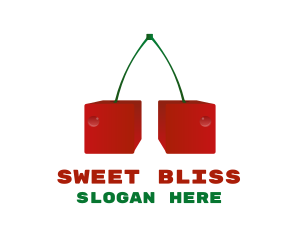 Sweet Cherry Cubes logo design