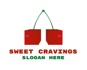 Sweet Cherry Cubes logo design