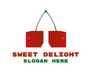 Sweet Cherry Cubes logo design