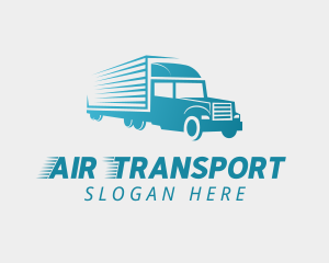 Logistic Truck Express logo design