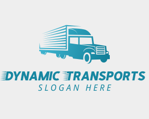 Logistic Truck Express logo design