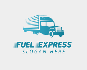 Logistic Truck Express logo design