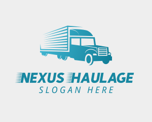 Logistic Truck Express logo design