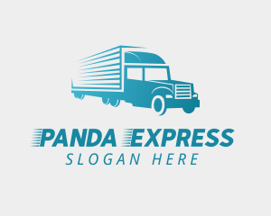 Logistic Truck Express logo design