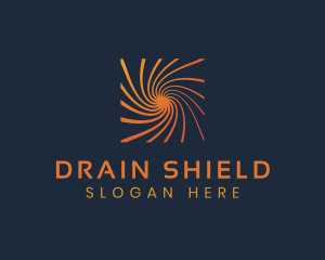 Water Drain Spiral logo