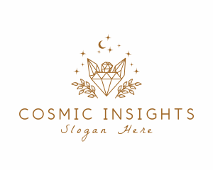 Cosmic Diamond Gemstones logo design