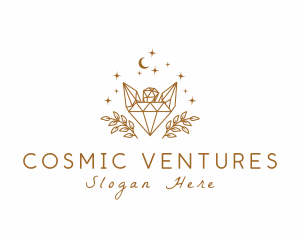 Cosmic Diamond Gemstones logo design