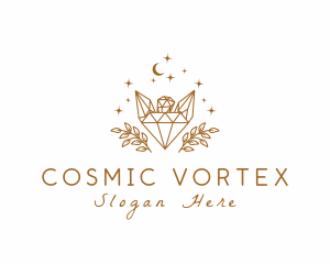 Cosmic Diamond Gemstones logo design