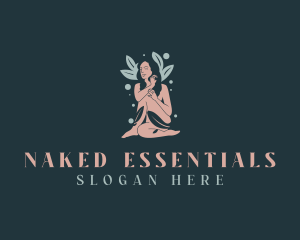 Nude Woman Spa logo design