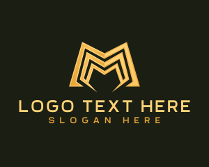 Startup Corporate Letter M logo