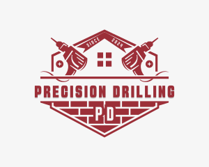 Handyman Drill Repair logo design