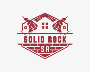 Handyman Drill Repair logo design