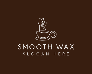 Wax Candle Decor logo design