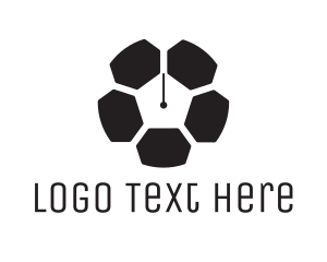 Soccer Ball Watch Clock Logo