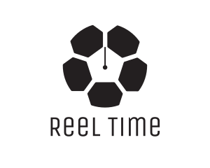 Soccer Ball Clock logo design