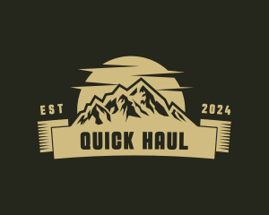 Mountain Peak Scenery Logo