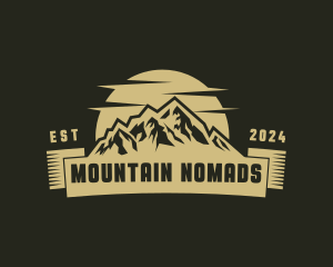 Mountain Peak Scenery logo design