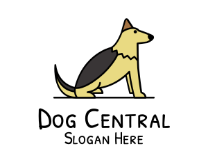 Dog Pet Canine logo design