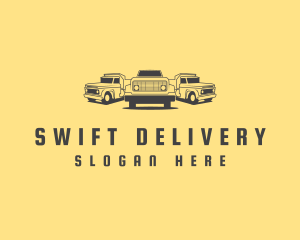 Truck Logistics Delivery logo design