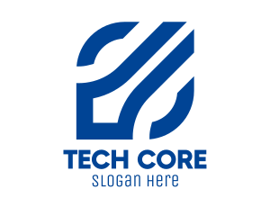 Blue Tech Software logo design