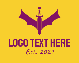 Purple Bat Sword logo