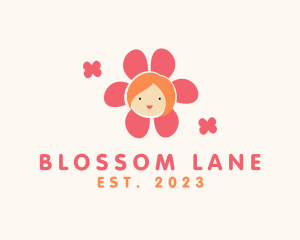 Flower Petal Kid logo design