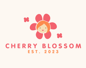 Flower Petal Kid logo design