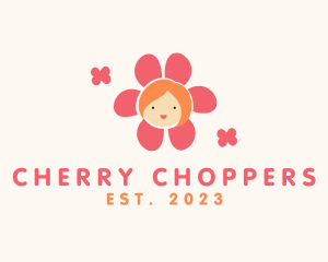 Flower Petal Kid logo design