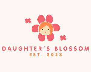 Flower Petal Kid logo design