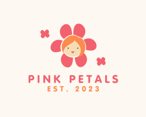 Flower Petal Kid logo design