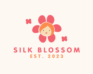 Flower Petal Kid logo design