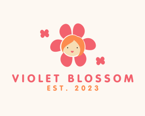 Flower Petal Kid logo design