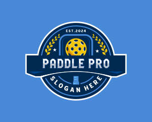 Pickleball Club Tournament logo design