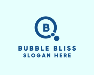 Bubble Dots Laundromat logo