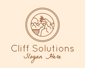 Cliff Mountain Climbing  logo