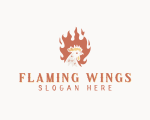 Roast Chicken Barbecue logo design