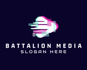 Digital Media Player Button logo design