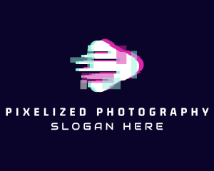 Digital Media Player Button logo design