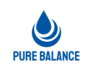 Blue Purified Waterdrop  logo