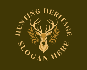 Wild Deer Hunting  logo