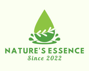 Natural Droplet Spa logo design