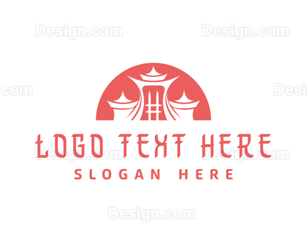 Asian Ancient Architecture Logo