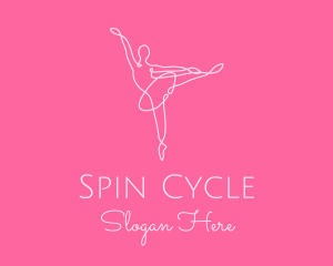 Elegant Ballerina Twirl logo