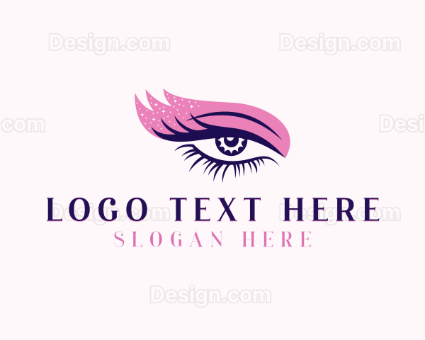 Beauty Eyelash Cosmetics Logo