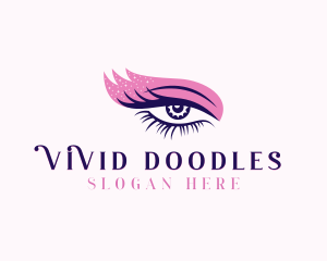 Beauty Eyelash Cosmetics logo design