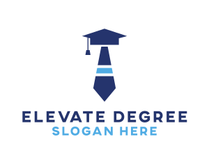 Business Tie Graduate  logo design