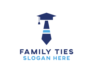 Business Tie Graduate  logo design