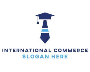 Business Tie Graduate  logo design