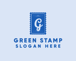 Snail Mail Postage Stamp logo design