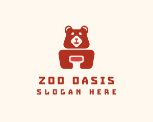 Zoo Bear Sanctuary logo design